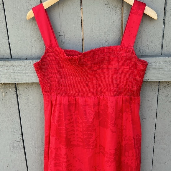 Vintage Young Hawaii Mark Christopher Dress Tiki Rockabilly Hawaiian Sz L - Picture 2 of 7